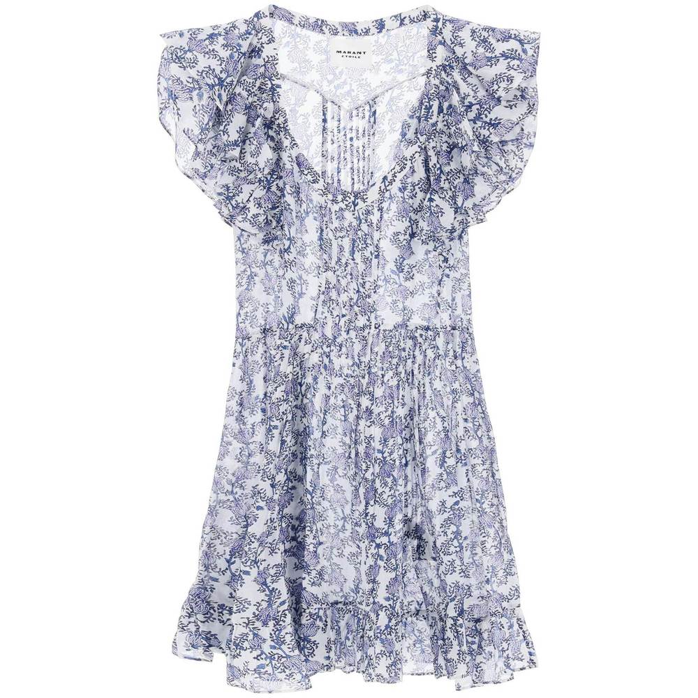 Isabel marant etoile gordana dress with floral motif